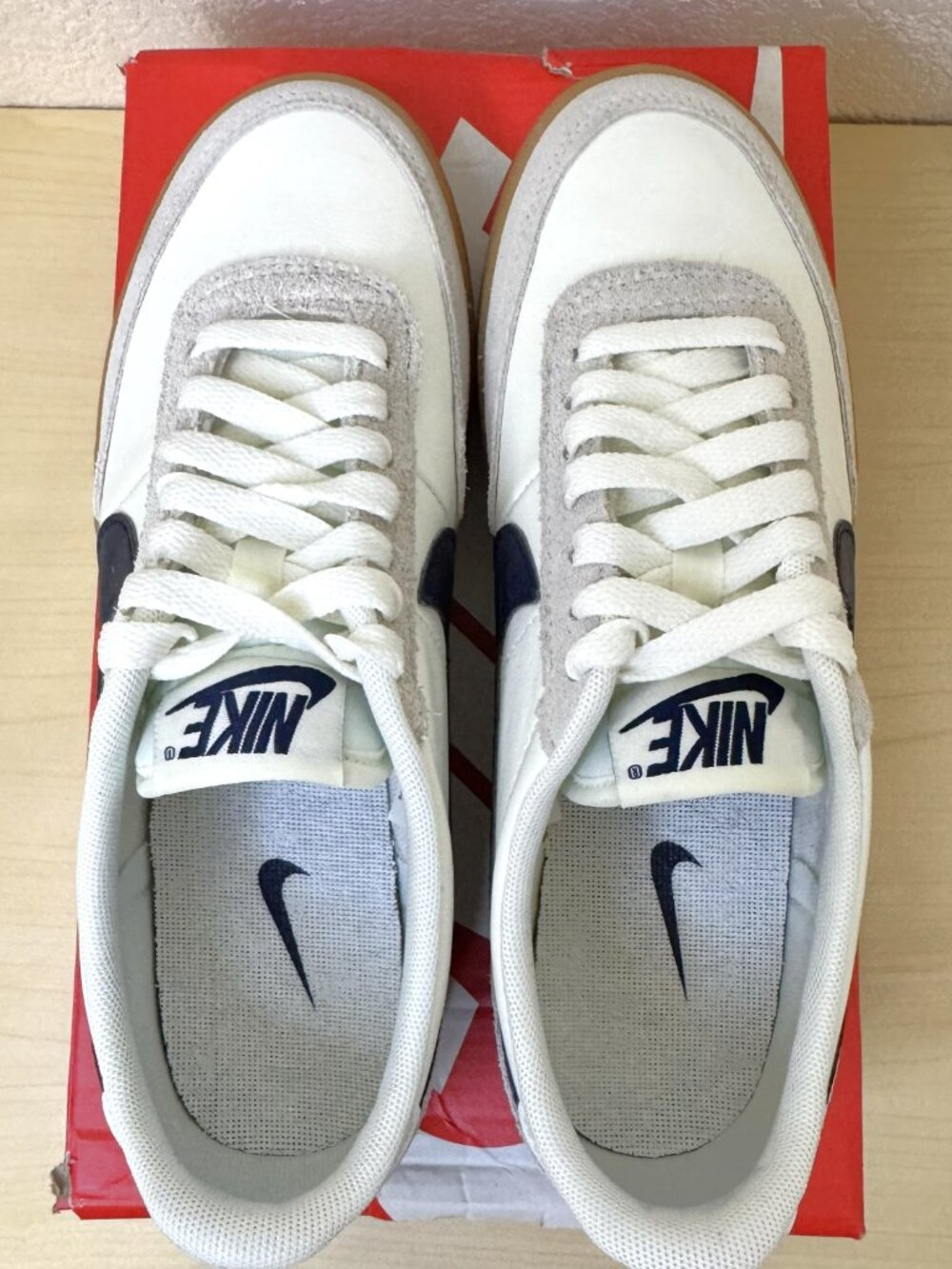 Nike Killshot 2 Sneakers Navy White Gum Sole Women’s 7 NIB Classic Minimalist - Picture 3 of 8